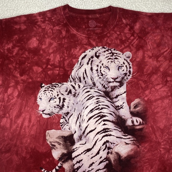 The Mountains White Bengal Tiger T-Shirt: Size Small/Medium - Picture 4 of 7